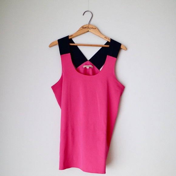 2/$24 Banana Republic Bright Pink Top - Picture 2 of 4